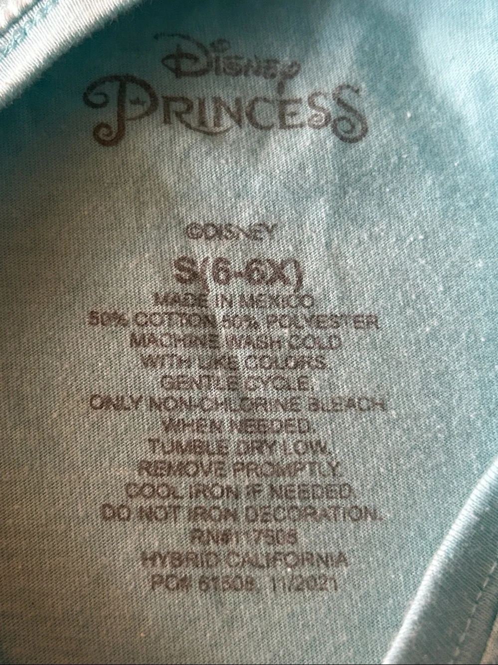 Disney Light Blue 'Forever Friends' Princess Graphic Tee